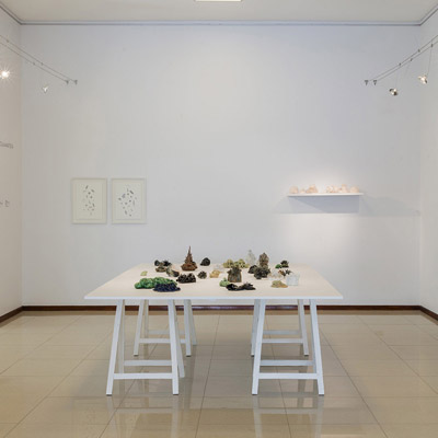 Vista de la exposición La forma parlante, MACSUR Museo de Arte Contemporáneo del Sur, 2017 - 2018<br>
View of La forma parlante Show, MACSUR Museum of Contemporary Art of the South, 2017 - 2018
