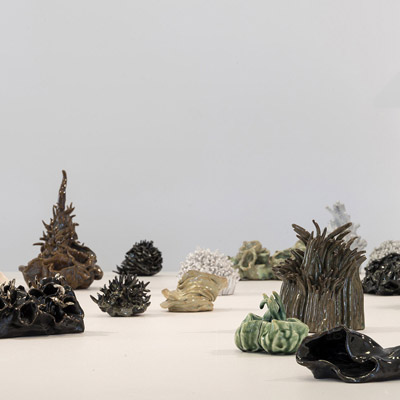 Detalle de la exposición La forma parlante, MACSUR Museo de Arte Contemporáneo del Sur, 2017 - 2018<br>
Detail of La forma parlante Show, MACSUR Museum of Contemporary Art of the South, 2017 - 2018
