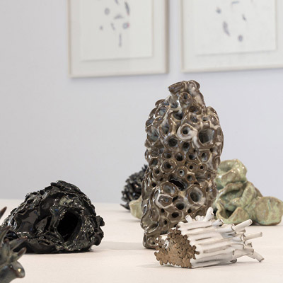 Detalle de la exposición La forma parlante, MACSUR Museo de Arte Contemporáneo del Sur, 2017 - 2018<br>
Detail of La forma parlante Show, MACSUR Museum of Contemporary Art of the South, 2017 - 2018
