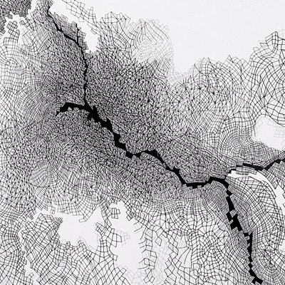 Sin título. Tinta y lápiz sobre papel. 70 x 100 cm. 2010<br>
Untitled. Ink and pencil on paper. 27.5 x 39.3 in. 2010
